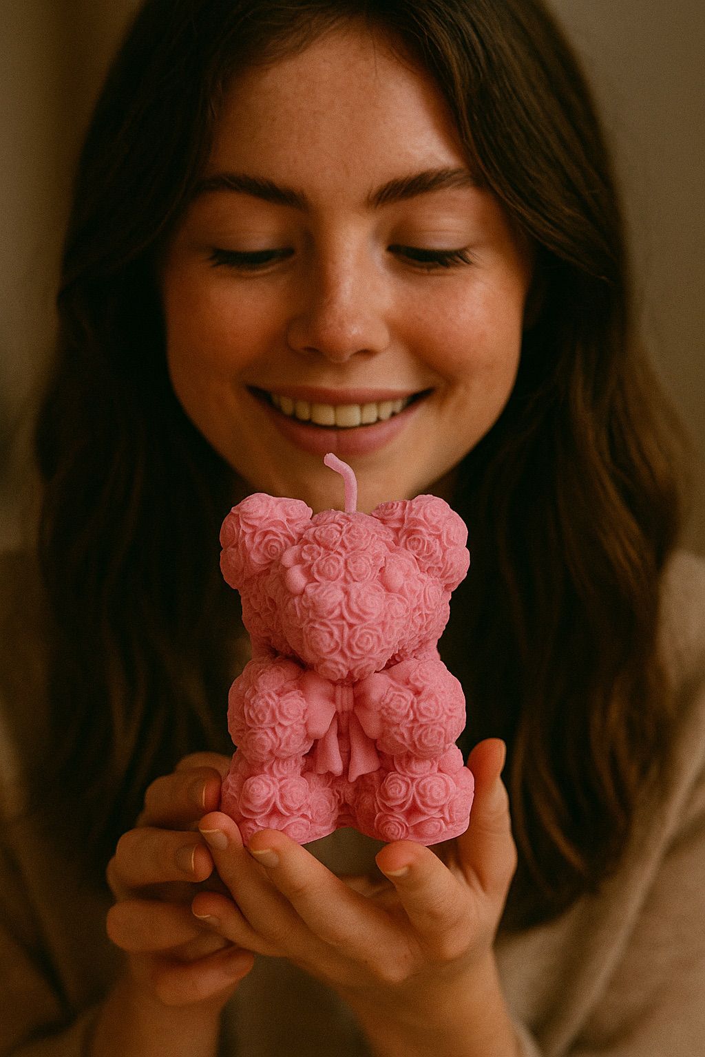 Small Teddy Bear Soy Candle