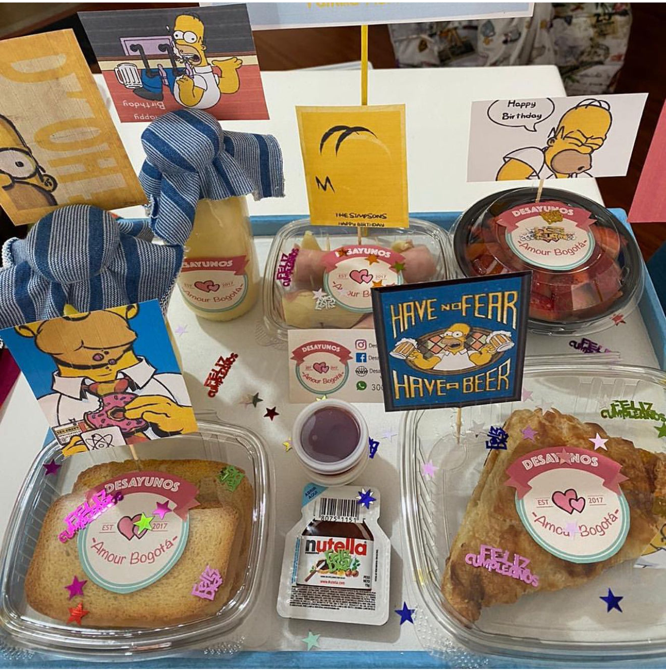 Desayunos Los Simpson