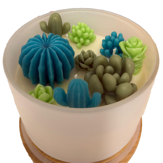 3-Wick Suculent Soy Candle