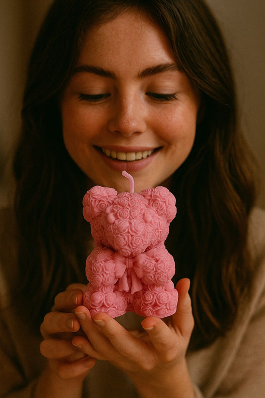 Small Teddy Bear Soy Candle